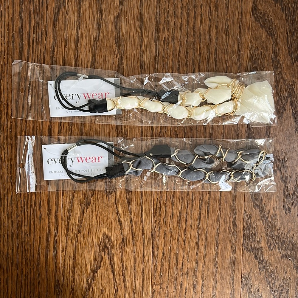 2 brand new gift craft everywear headbands